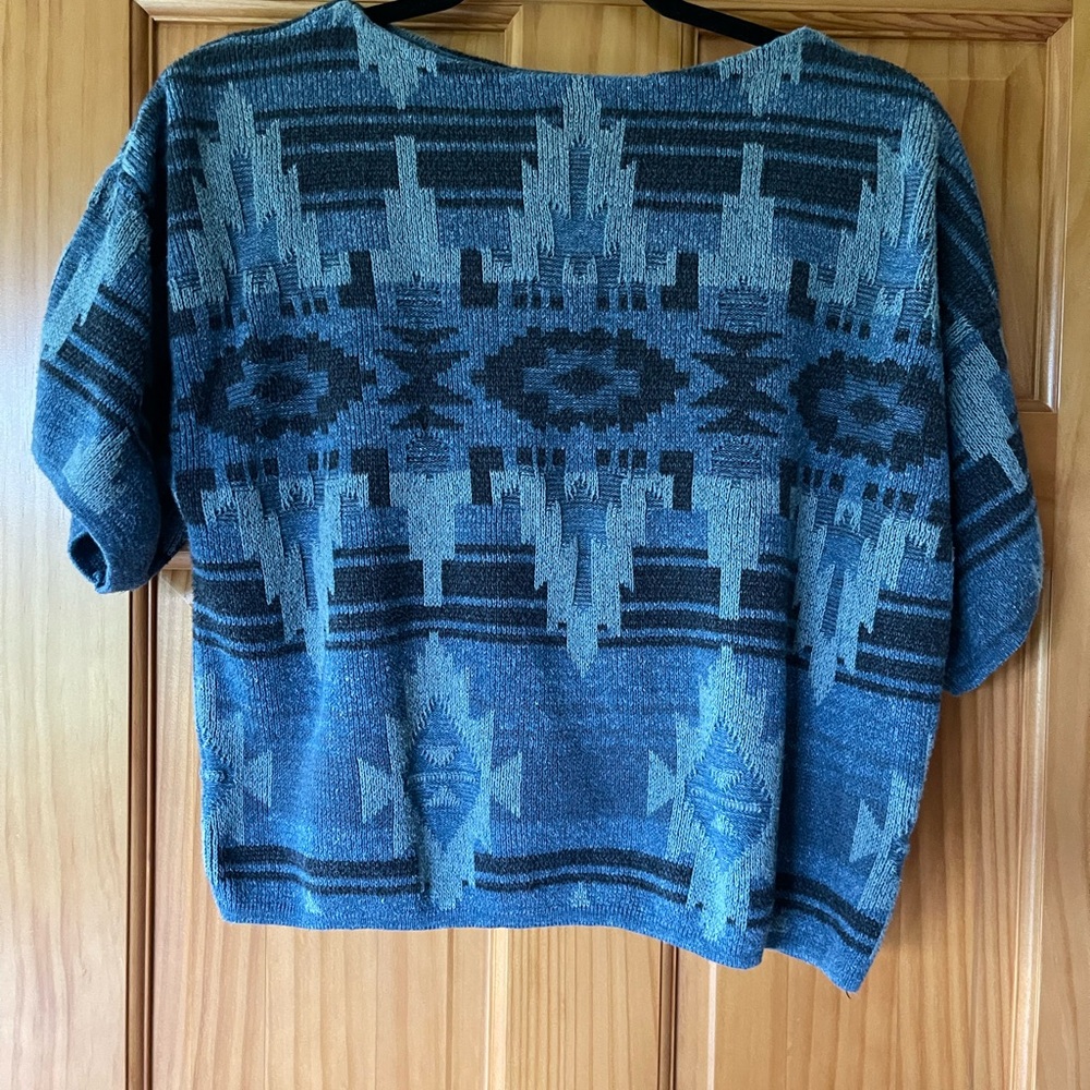 Ralph Lauren Blue and Navy Knit Sweater